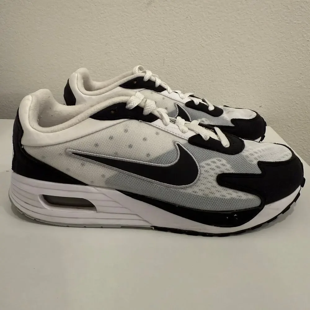 Nike Air Max Solo White Black DX3666-100 Men’s Size 7.5 Sneakers Streetwear
